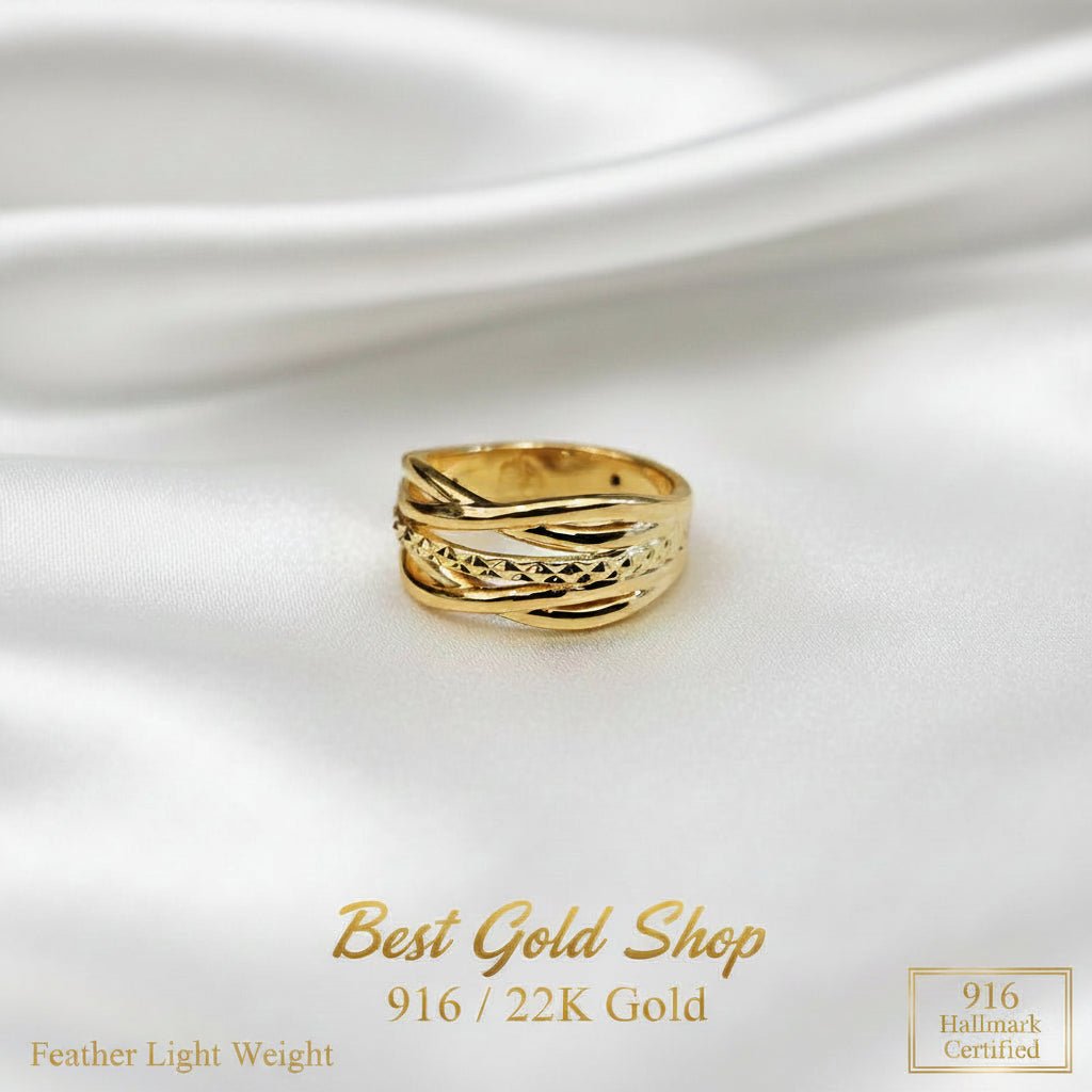 916 Gold Layer V3 Ring New Design ElegantRingsBest Gold Shop