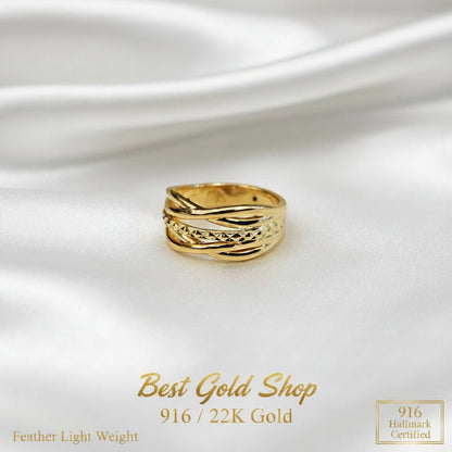 916 Gold Layer V3 Ring New Design ElegantRingsBest Gold Shop