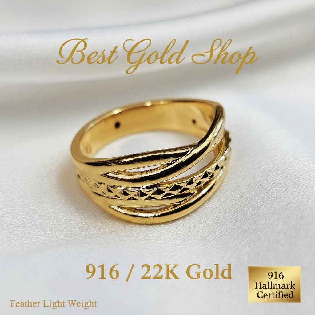 916 Gold Layer V3 Ring New Design ElegantRingsBest Gold Shop