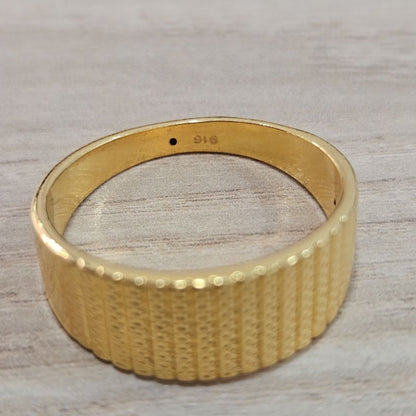 916 Gold Mesh Band Ring – Feather LightRingsBest Gold Shop