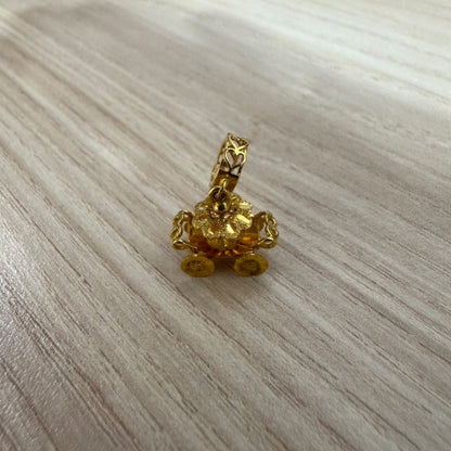 916 Gold Pumpkin Car Charm | Cute Lucky Carriage DesignCharms & PendantsBest Gold Shop