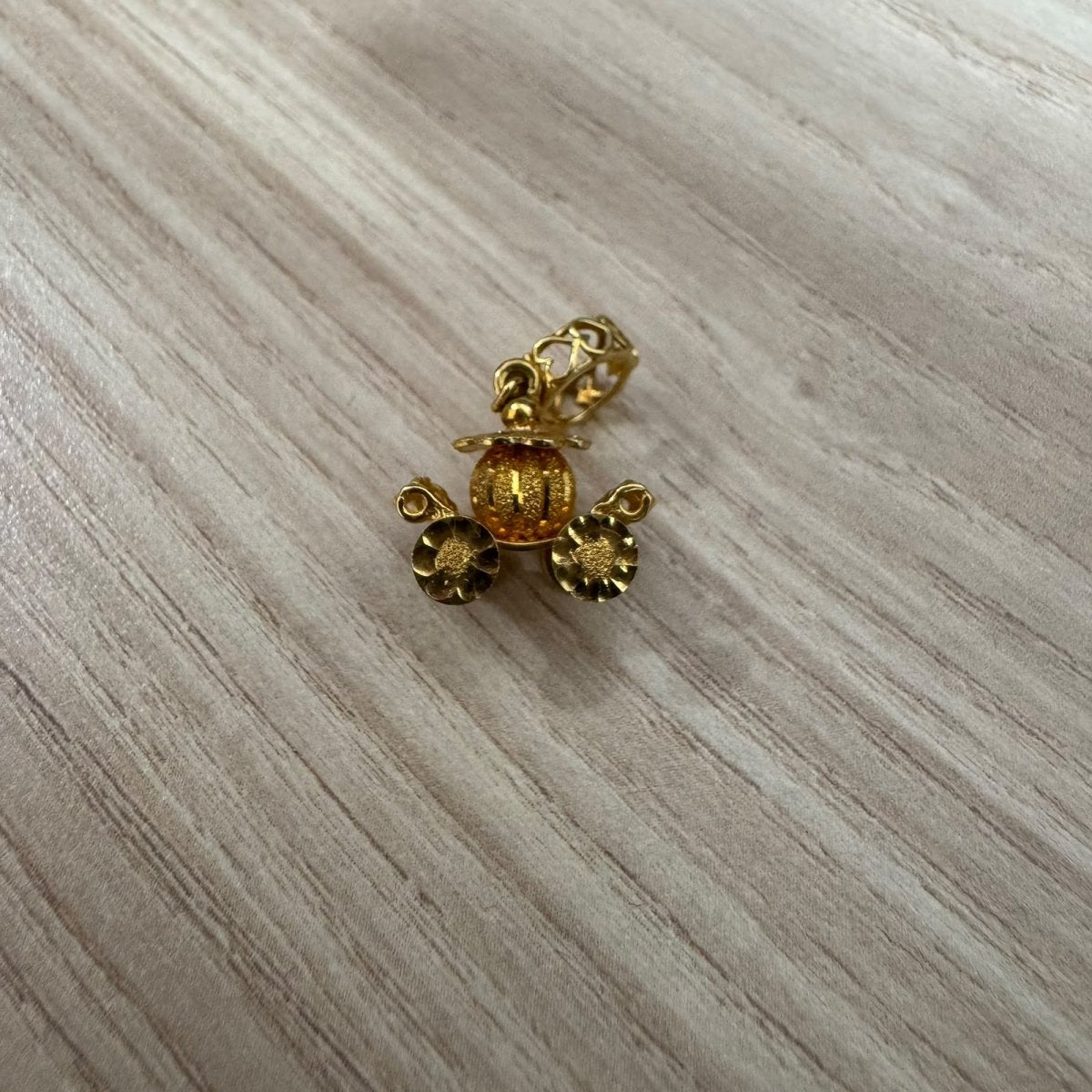 916 Gold Pumpkin Car Charm | Cute Lucky Carriage DesignCharms & PendantsBest Gold Shop