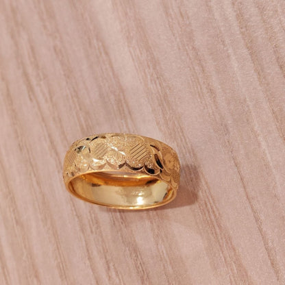 916 Gold Ring Hollow Design V8 New DesginRingsBest Gold Shop