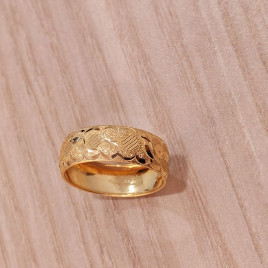 916 Gold Ring Hollow Design V8 New DesginRingsBest Gold Shop