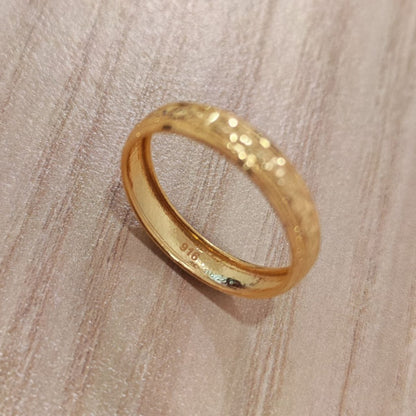 916 Gold Slim Hollow Ring V7 new stockRingsBest Gold Shop