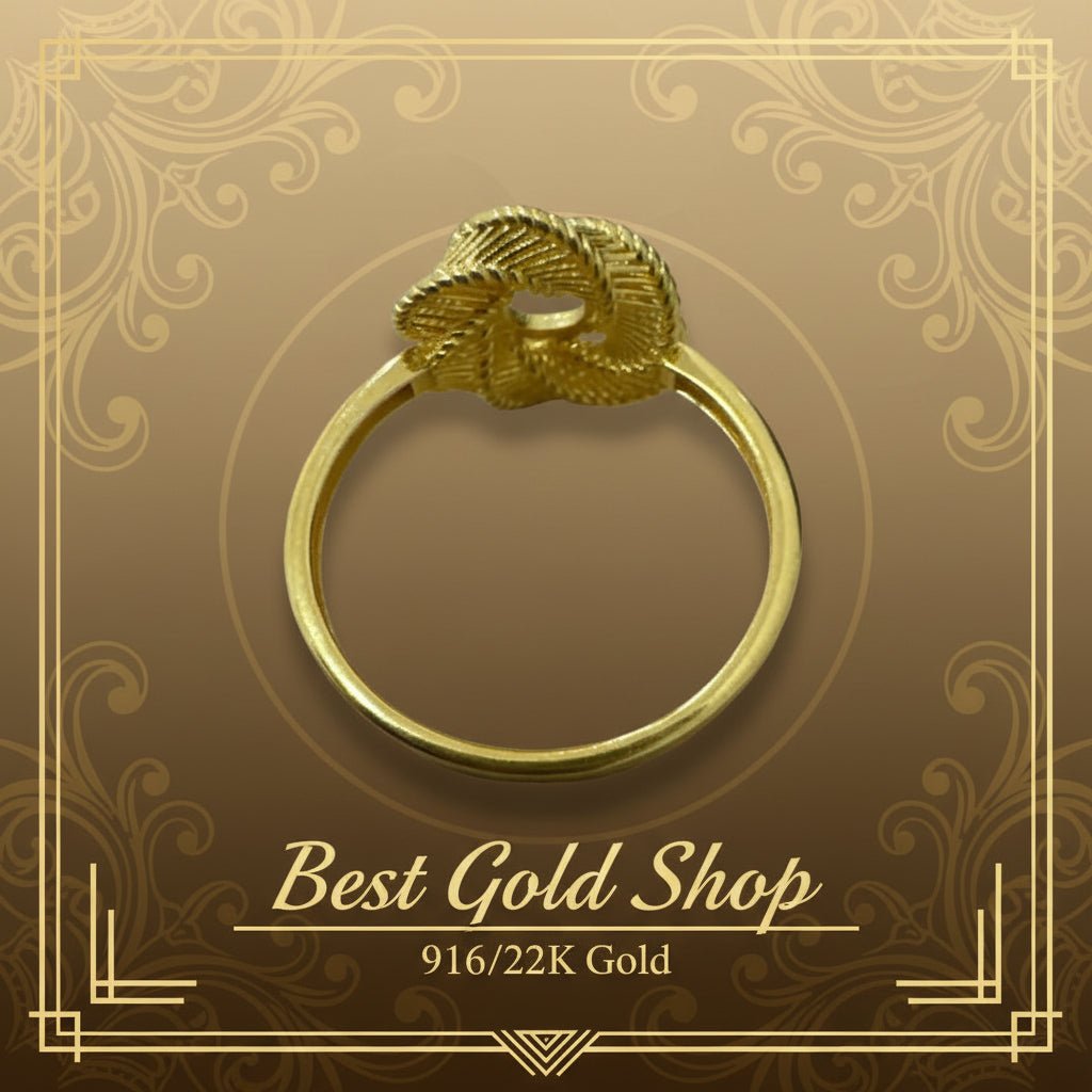 916 Gold (22K) Statement Collection Artistic Designer Series Ring for WomenRingsBest Gold Shop