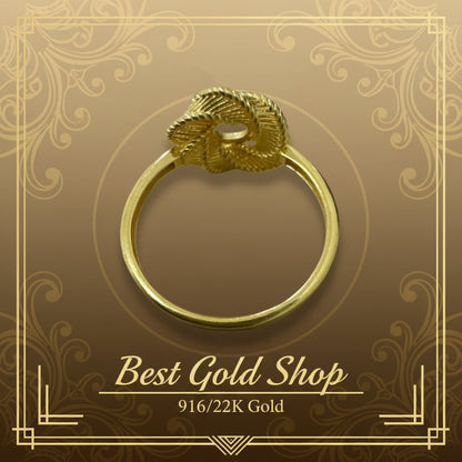 916 Gold (22K) Statement Collection Artistic Designer Series Ring for WomenRingsBest Gold Shop