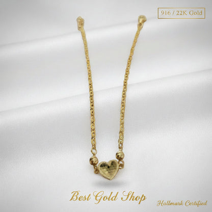 916 Gold Sunflower with Design BraceletBraceletsBest Gold Shop