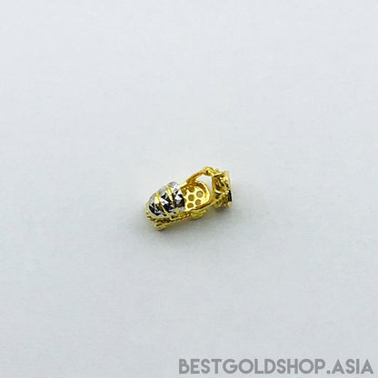 916/22k Gold baby pram 2 colour-916 gold-Best Gold Shop