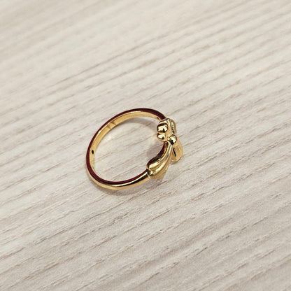 999 Gold Cross Design Feather Light Ring | 24K Fine Gold RingRingsBest Gold Shop