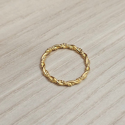999 Gold Twisted Bead Ring Latest Design and Feather LightRingsBest Gold Shop