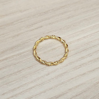 999 Gold Twisted Bead Ring Latest Design and Feather LightRingsBest Gold Shop