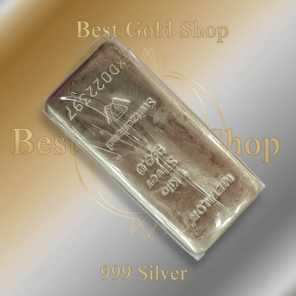 999 Silver Bar One KilogrambullionBest Gold Shop