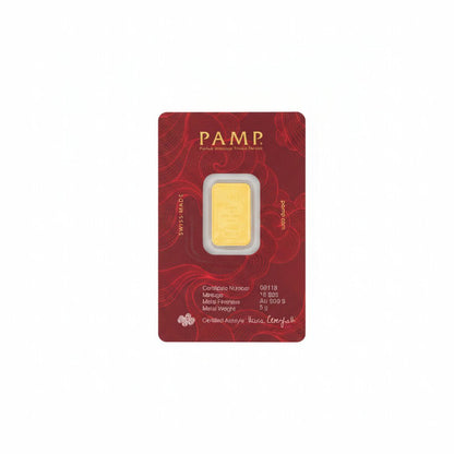 999.9 Gold PAMP Suisse Assorted Gold Bars – 2.5g & 5gbullionBest Gold Shop