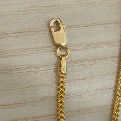 916 Gold Hollow Box Bracelet | Lightweight Classic 22K Gold Design