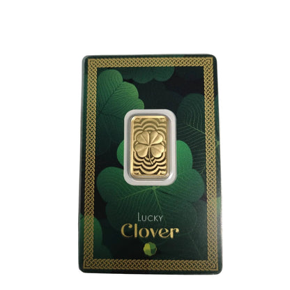 PAMP Suisse Lucky Clover 5g gold bar assay certificate