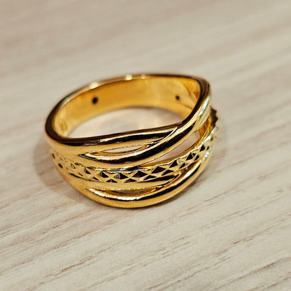 916 Gold Layer V3 Ring New Design Elegant