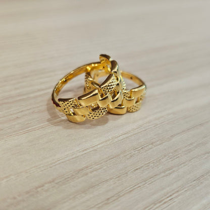 916 Gold Jubilee Design Ring latest design