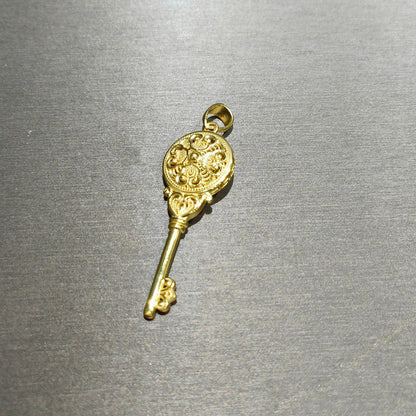 22k / 916 Gold Designer Key by Best Gold Shop - Best Gold Shop 22k gold 22k gold pendant 916 gold Charms & Pendants