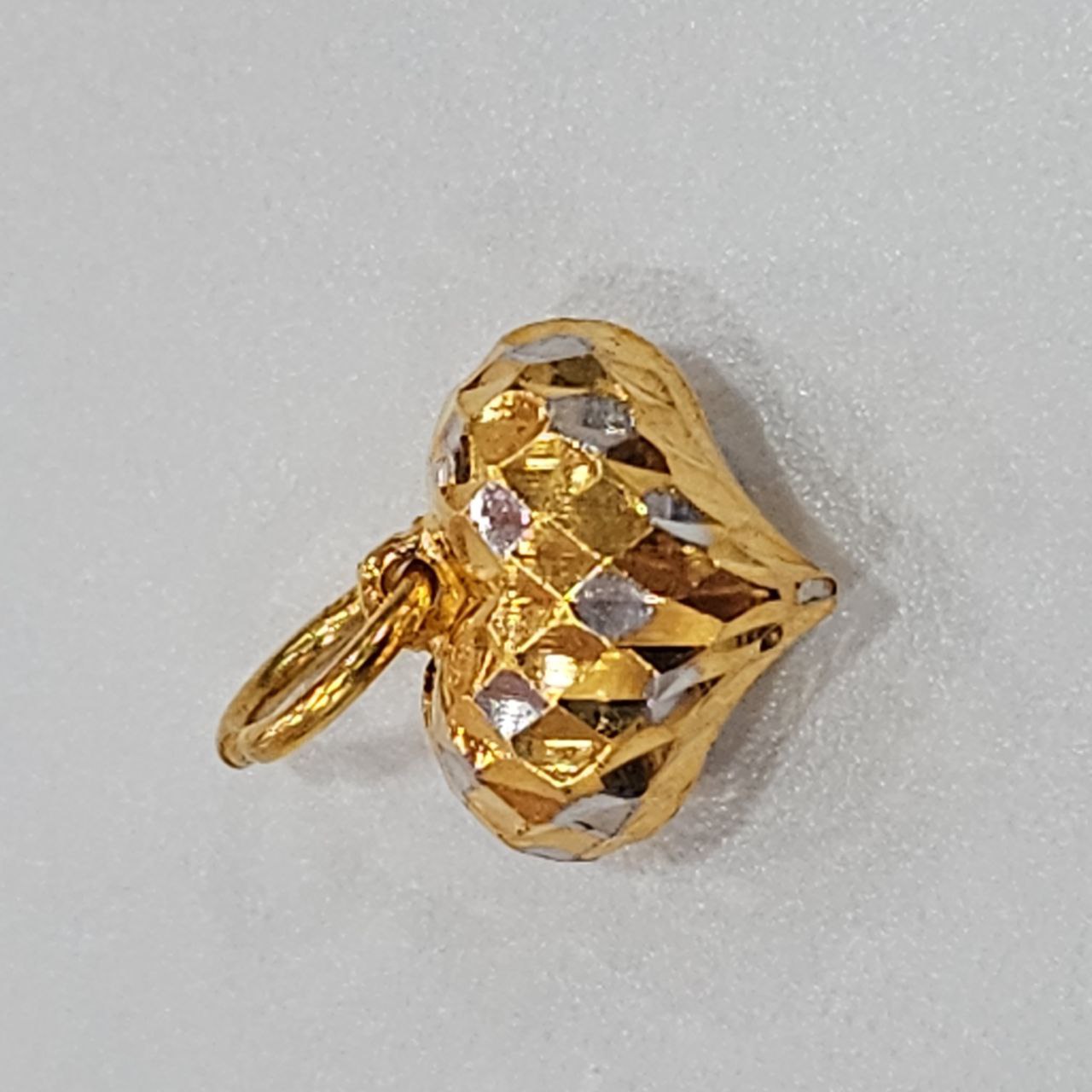 22k / 916 Gold Heart Necklace By Best Gold Shop