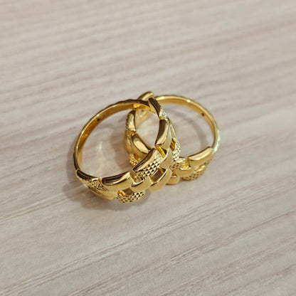 916 Gold Jubilee Design Ring latest design