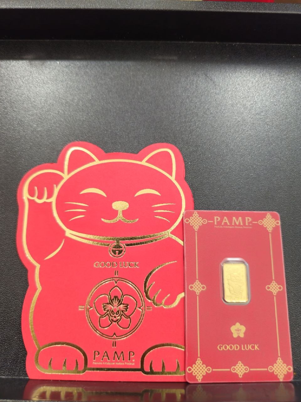 999 Gold Lucky Cat PAMP 2.5 Grams Gold Bar – New Stock Arrival