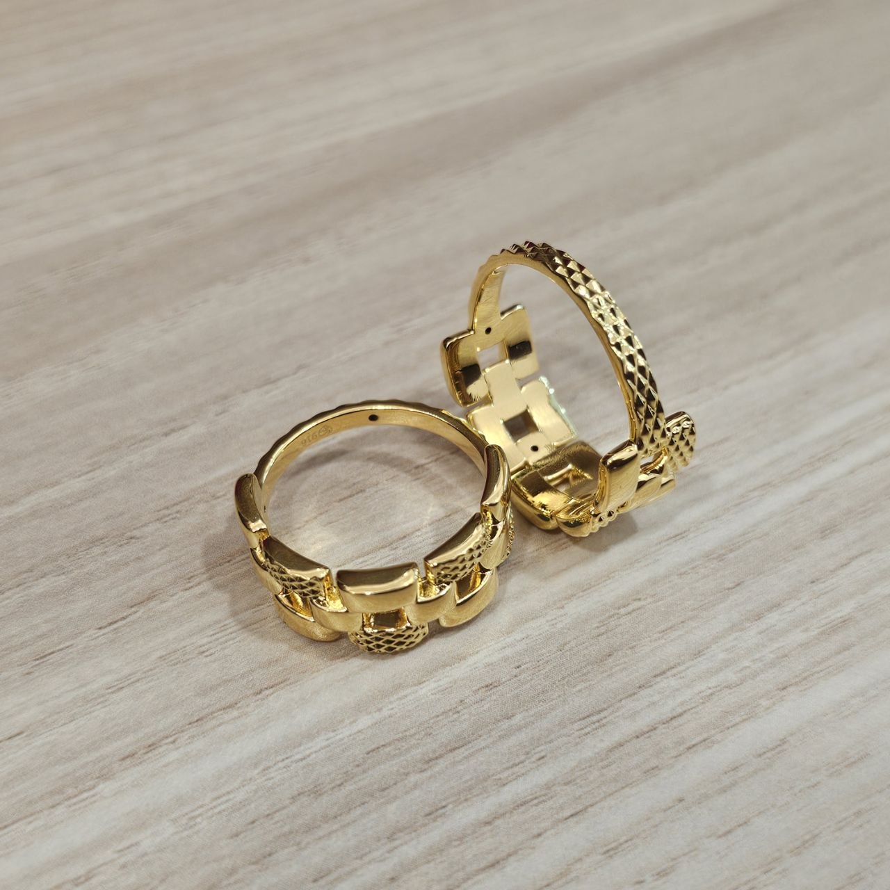 916 Gold Jubilee Design Ring latest design