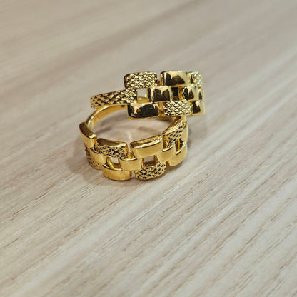916 Gold Jubilee Design Ring latest design