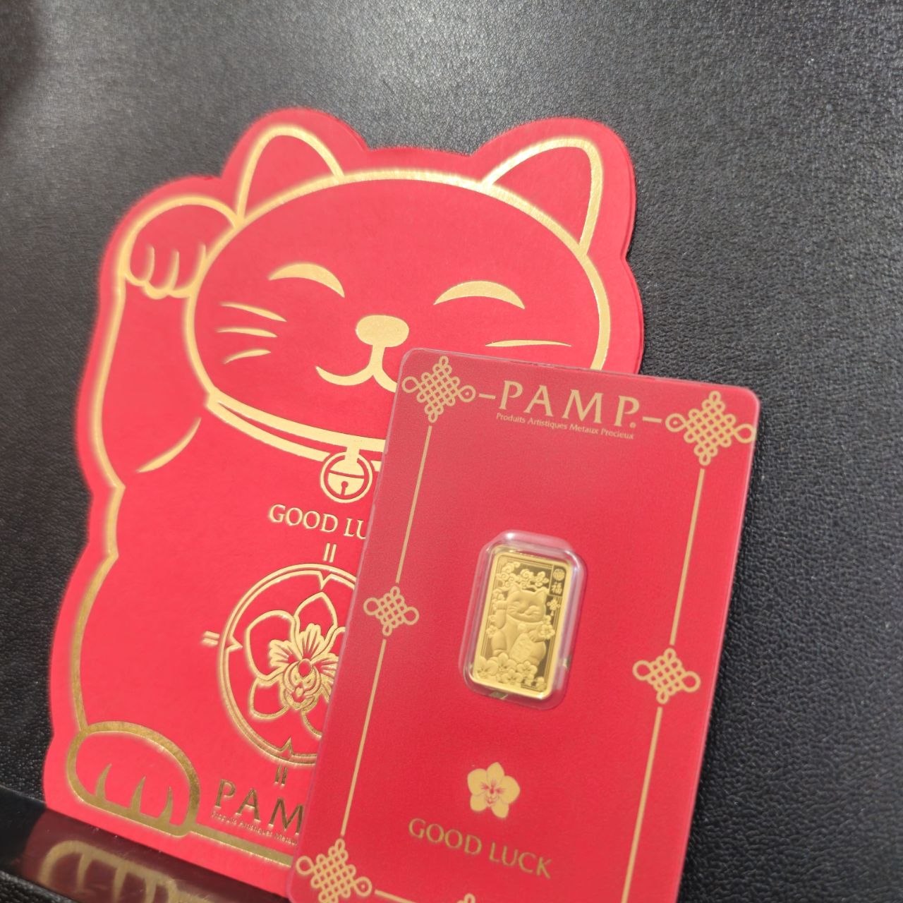 999 Gold Lucky Cat PAMP 2.5 Grams Gold Bar – New Stock Arrival