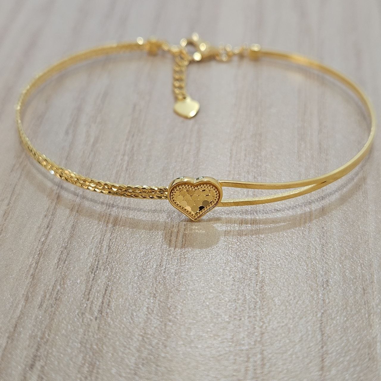 916 Gold Slim Bangle Light Weight