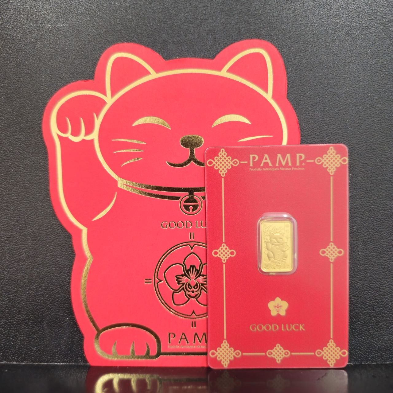 999 Gold Lucky Cat PAMP 2.5 Grams Gold Bar – New Stock Arrival