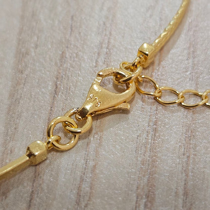 916 Gold Slim Bangle Light Weight