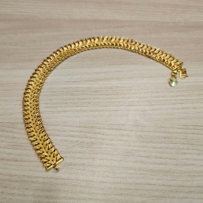 916 Gold Dual Row Milo Bracelet new stock small hole on the bracelet