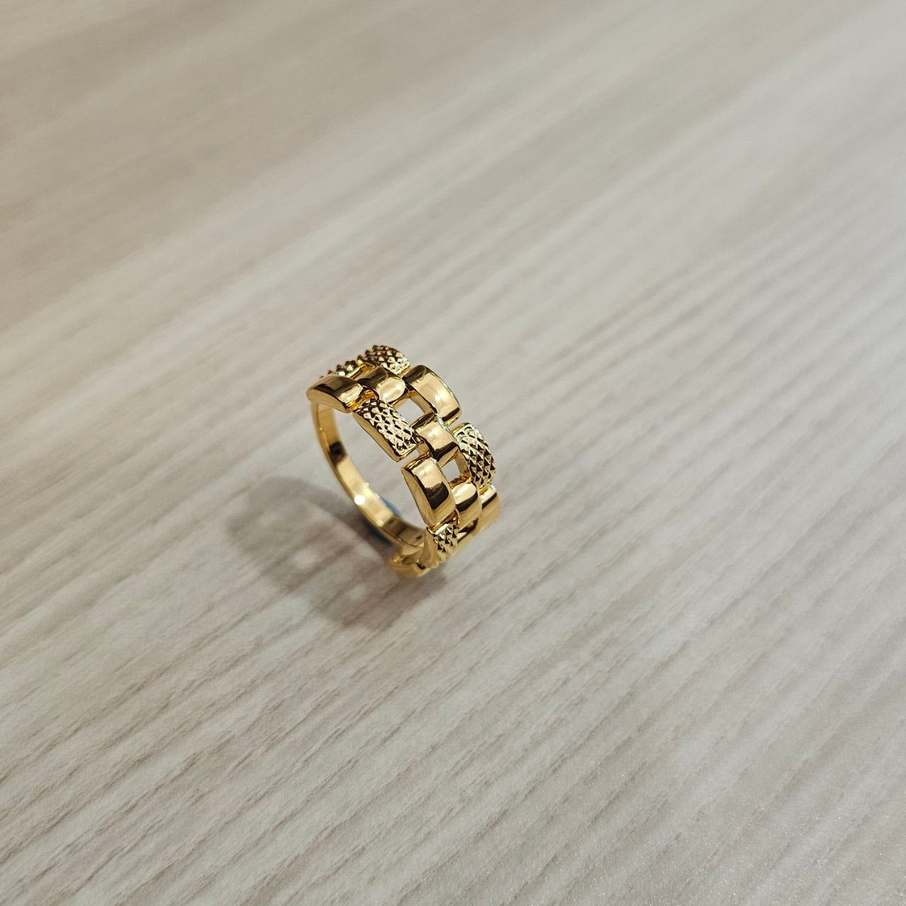 916 Gold Jubilee Design Ring latest design