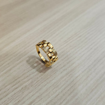 916 Gold Jubilee Design Ring latest design