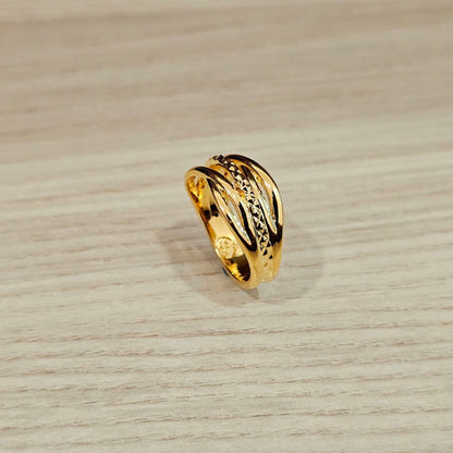 916 Gold Layer V3 Ring New Design Elegant