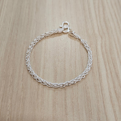 990 Silver Spike Bracelet | Classic Design
