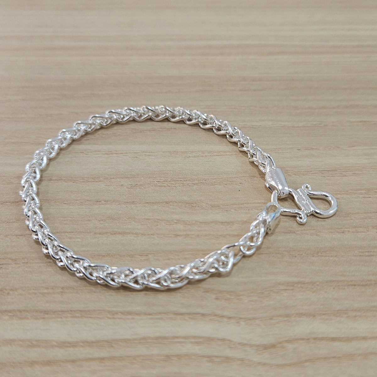 990 Silver Spike Bracelet | Classic Design