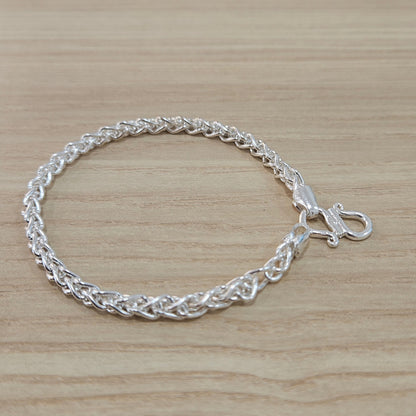 990 Silver Spike Bracelet | Classic Design
