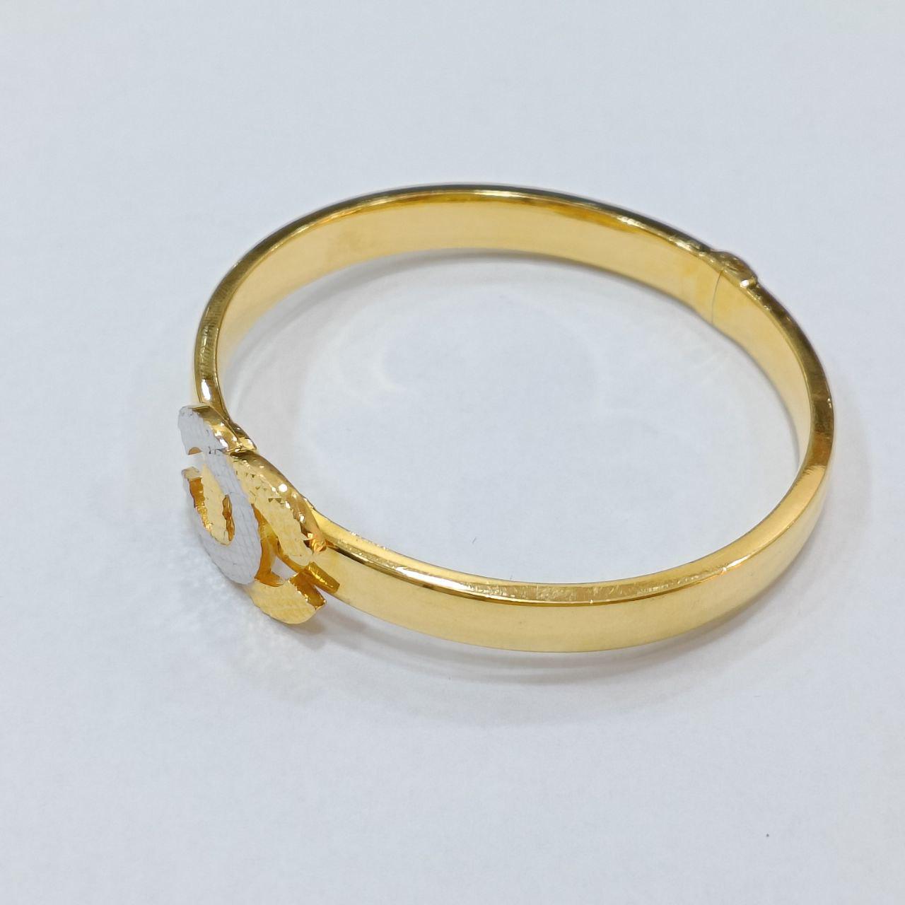 22k / 916 Gold CC Design Bangle-916 gold-Best Gold Shop