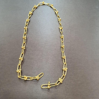 22k / 916 Gold Chain Link Necklace Special Lock-Necklaces-Best Gold Shop