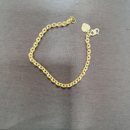 22k / 916 Gold Floral Bracelet-Bracelets-Best Gold Shop