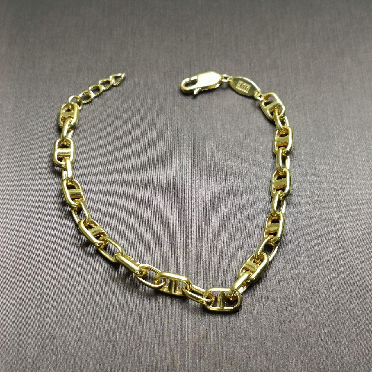 22k / 916 Gold H design bracelet-916 gold-Best Gold Shop