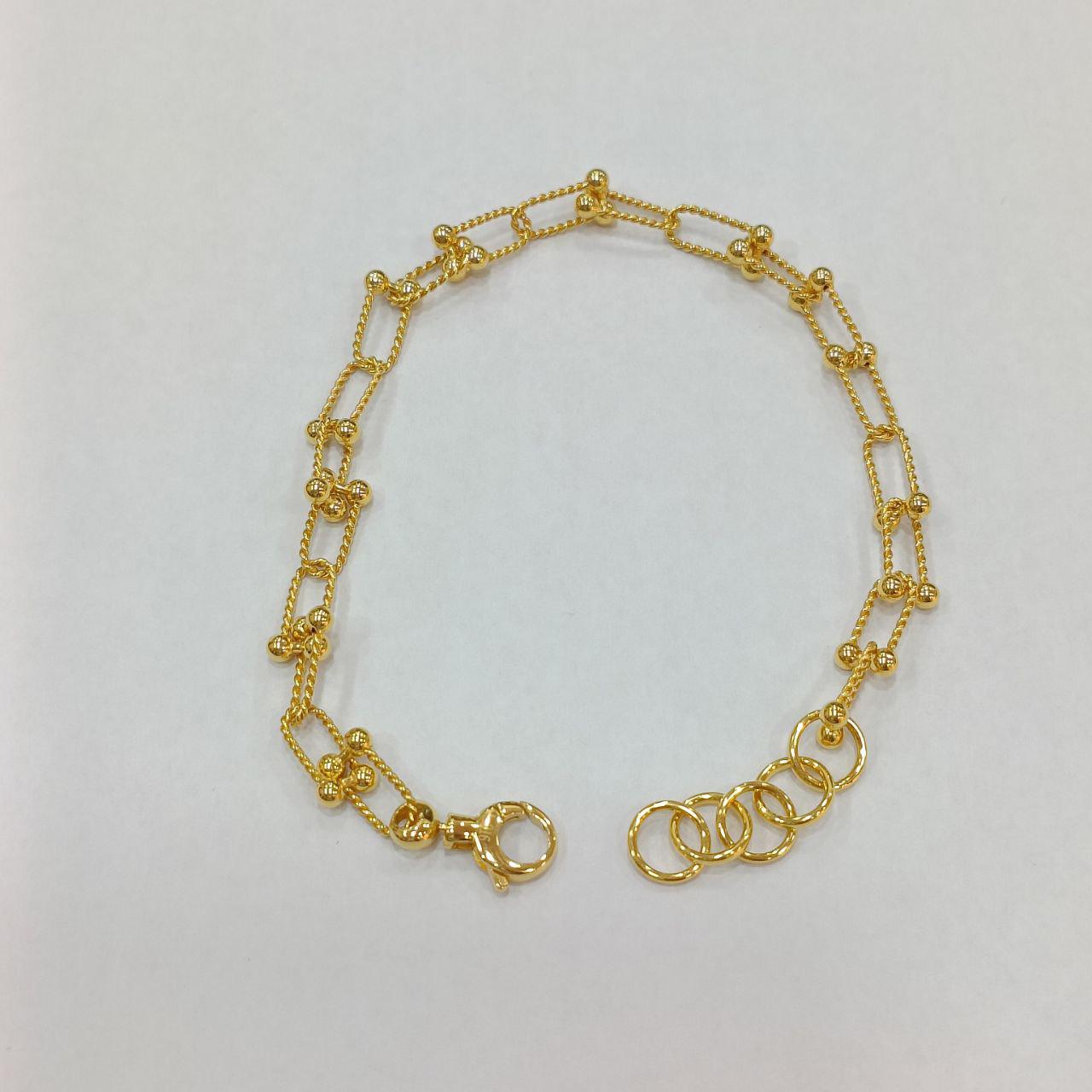 22k / 916 Gold Horseshoe cutting bracelet-916 gold-Best Gold Shop