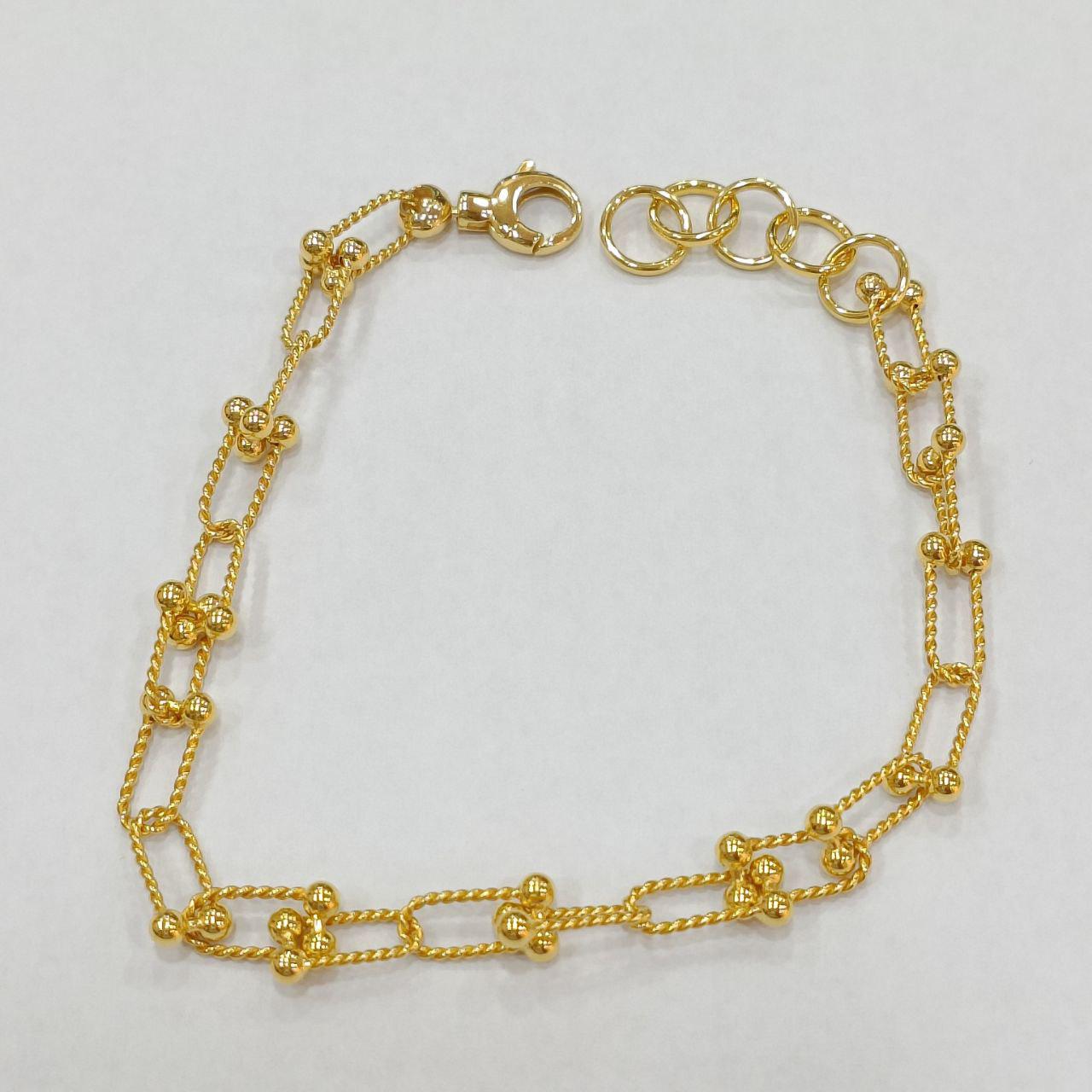22k / 916 Gold Horseshoe cutting bracelet-916 gold-Best Gold Shop
