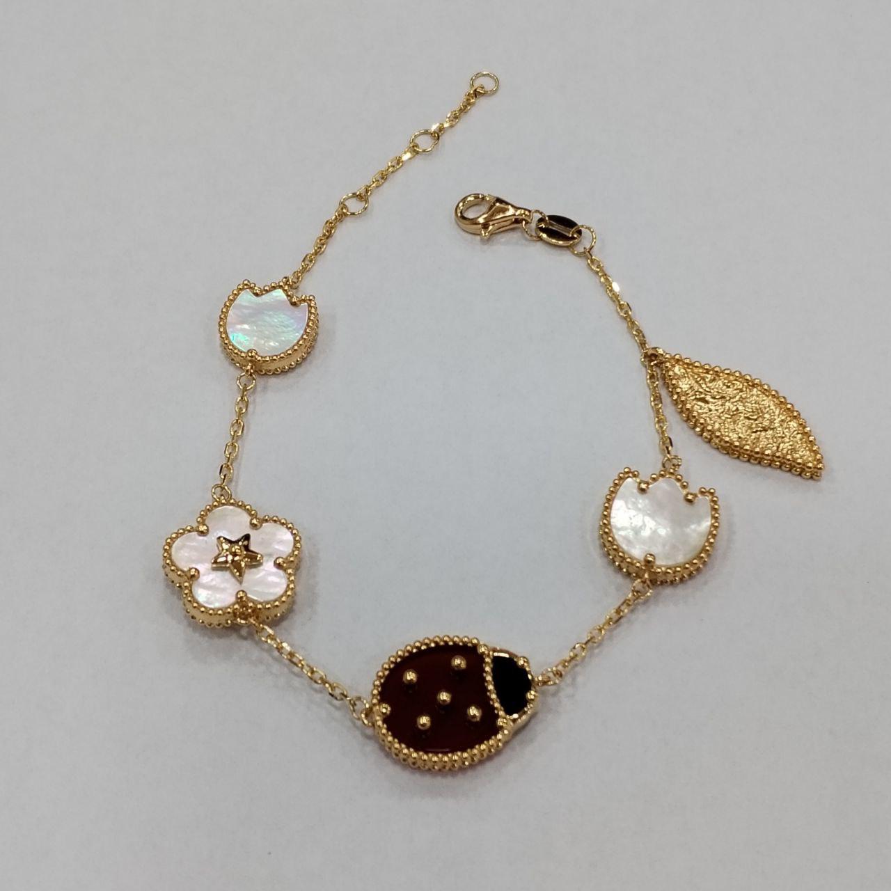 22K / 916 Gold Lady Bug VC bracelet-Bracelets-Best Gold Shop