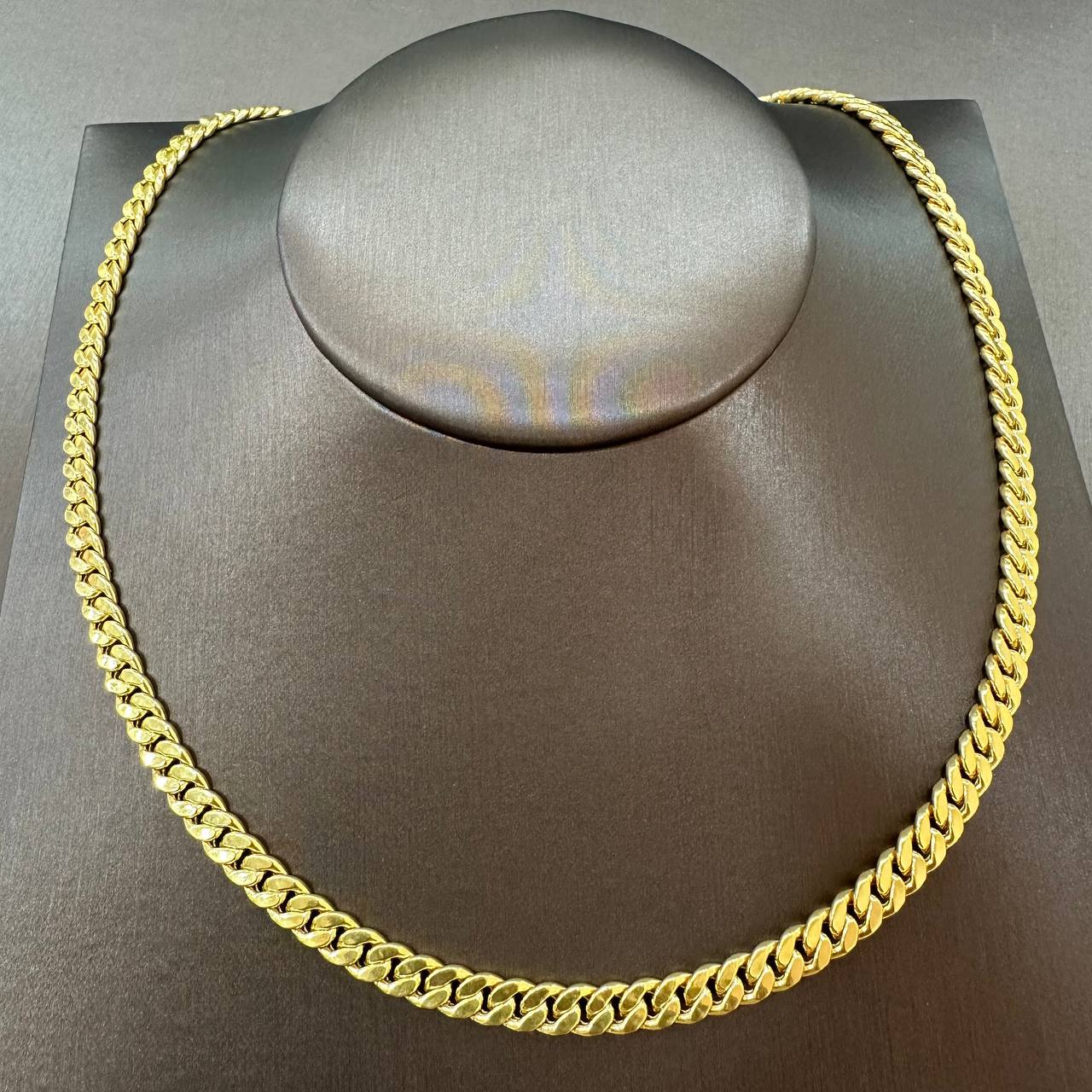 22k / 916 Gold Semi Solid Milo necklace-916 gold-Best Gold Shop