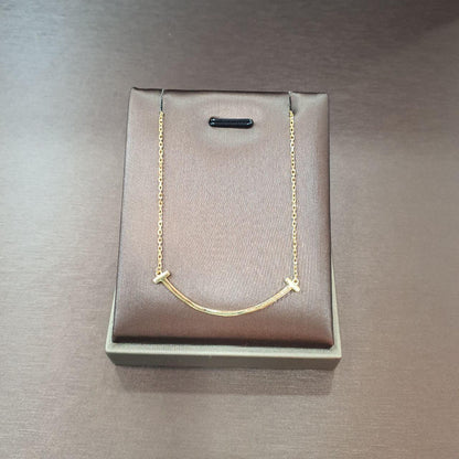 22k / 916 Gold Smile Necklace-Necklaces-Best Gold Shop