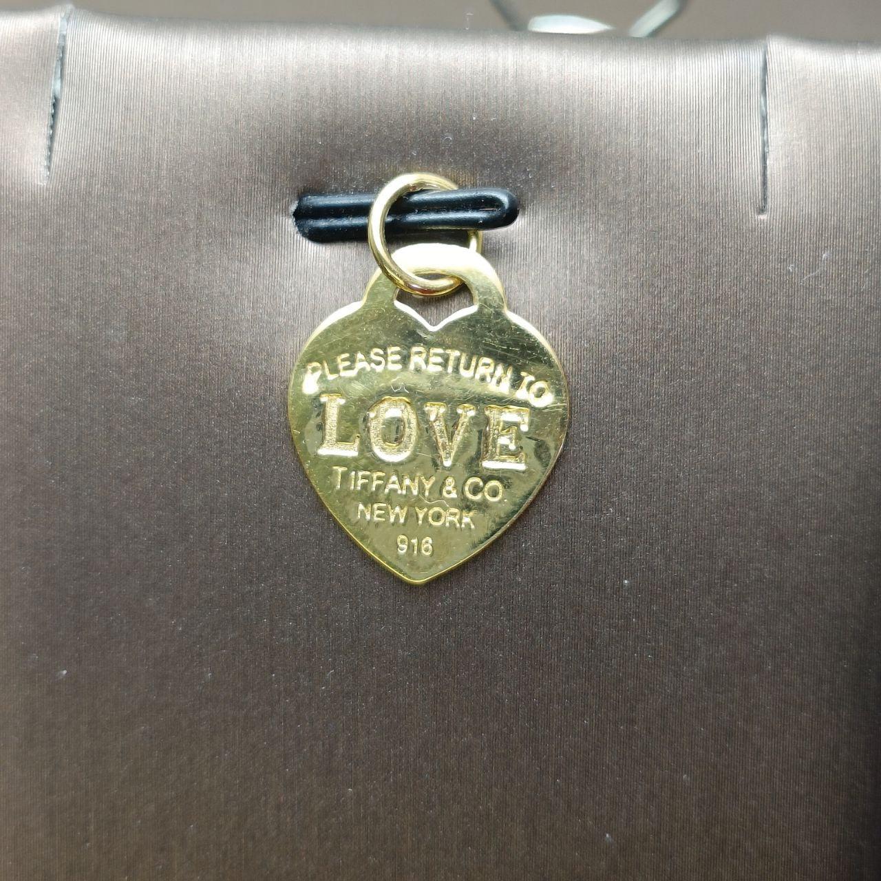 22k / 916 Gold T Design Heart Pendant-916 gold-Best Gold Shop