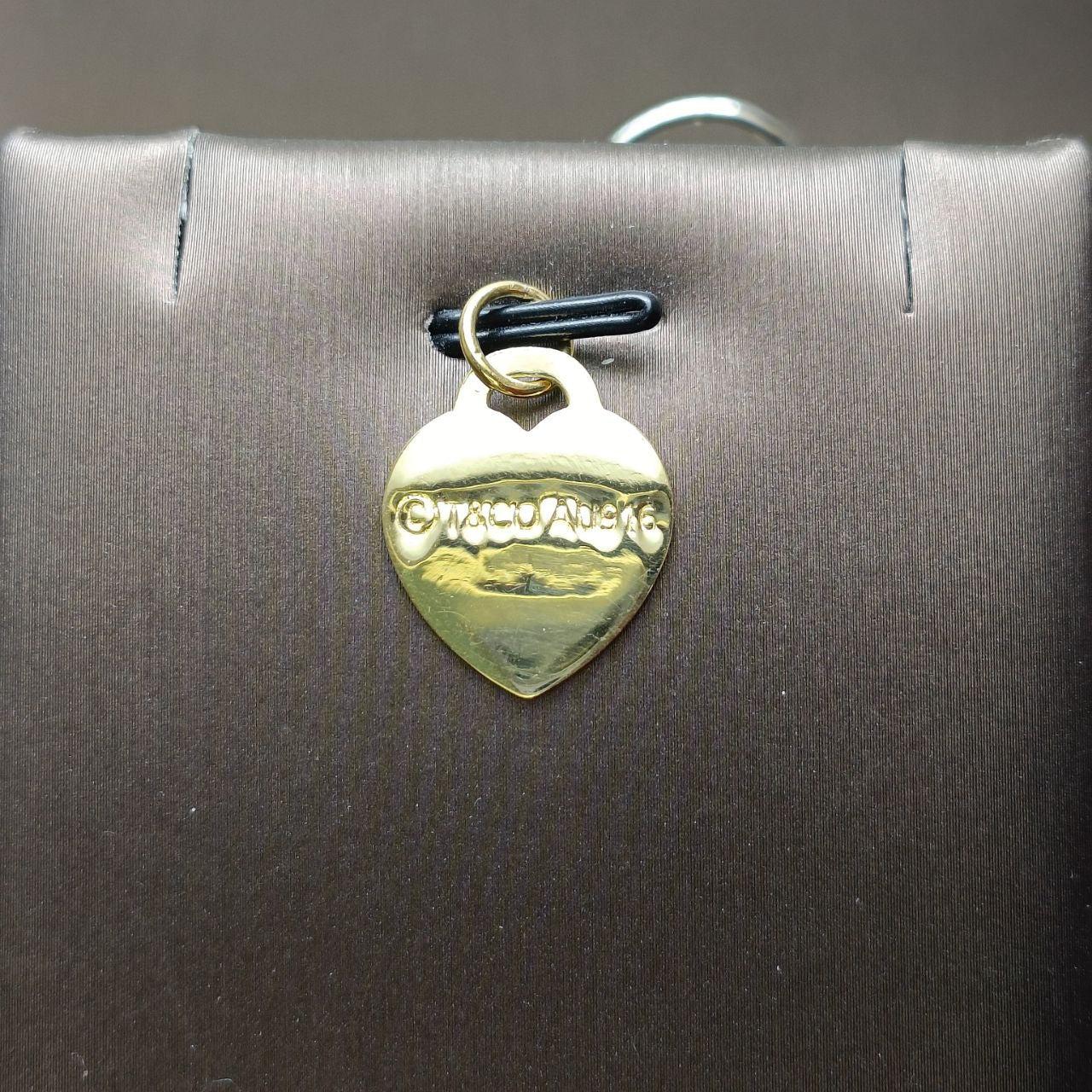 22k / 916 Gold T Design Heart Pendant-916 gold-Best Gold Shop